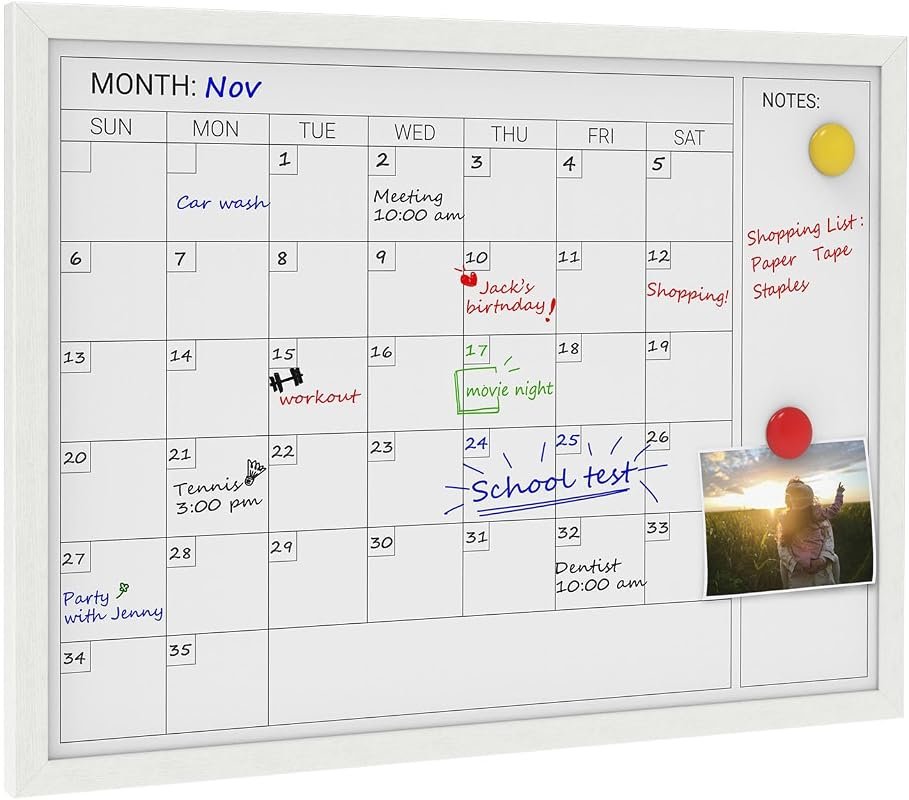 Comix Magnetic Dry Erase Calendar