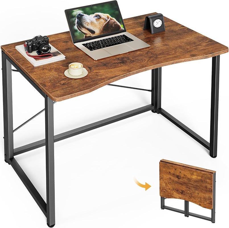 Huuger 31.5 Inch Folding Computer Desk