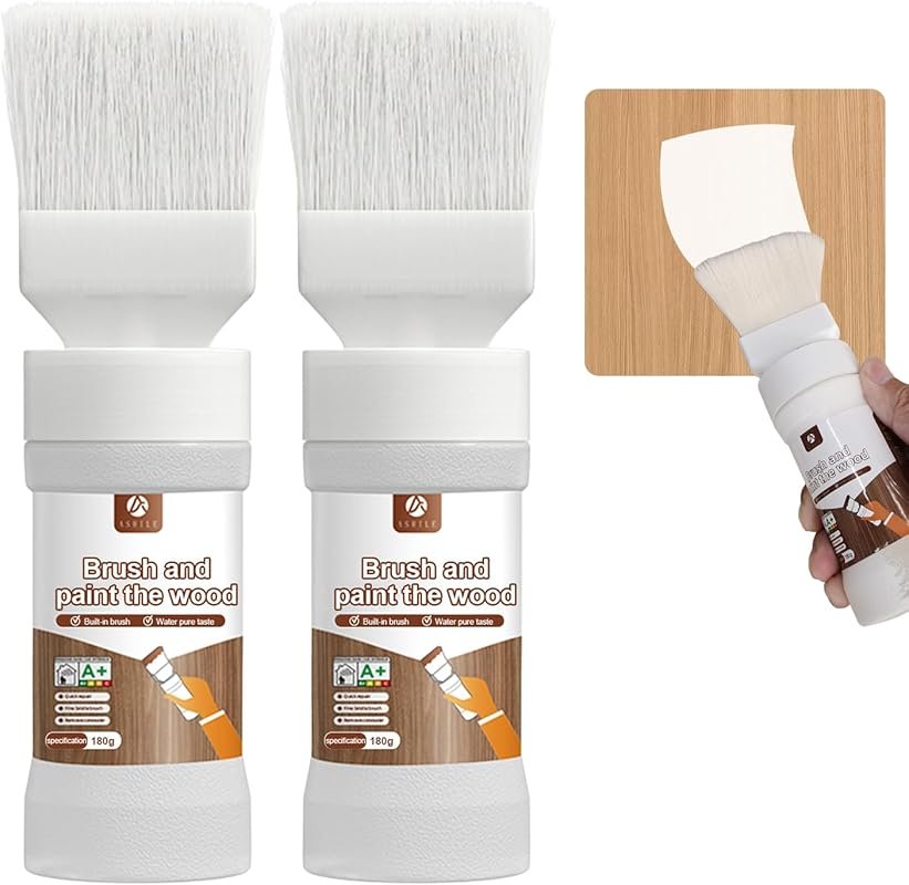 2-in-1 White Wood Paint Kit