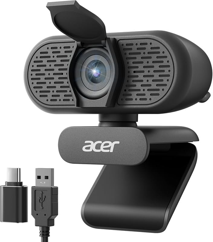 Acer 1080P USB Computer Webcam